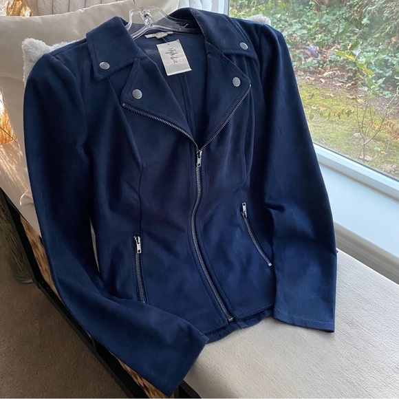 Style & Co Blue Jacket Sz XS 4-6 - Picture 2 of 13